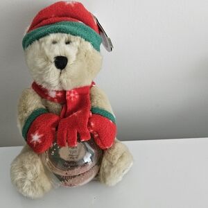 STARBUCKS Bearista bear Holiday snowglobe vintage 2002 23rd edition